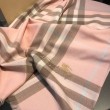 Alta gamma replica Scialle in cashmere con motivo check classico Burberry 70 x 220 rosa