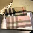 Alta gamma replica Scialle in cashmere con motivo check classico Burberry 70 x 220 rosa