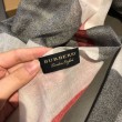 Scialle in cashmere con motivo check classico Burberry 75 x 205 bianco