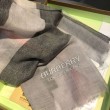 Scialle in cashmere con motivo check classico Burberry 75 x 205 grigio