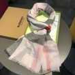 Qualità superiore replica Scialle in cashmere con motivo check classico Burberry 75 x 205 rosa