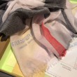 Qualità superiore replica Scialle in cashmere con motivo check classico Burberry 75 x 205 rosa