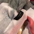 Qualità superiore replica Scialle in cashmere con motivo check classico Burberry 75 x 205 rosa