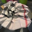 Qualità superiore replica Scialle in cashmere con motivo check classico Burberry 75 x 205 rosa