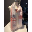 Alta gamma replica Scialle in seta cashmere a quadri Burberry 80 x 200 arancione