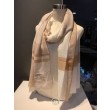 Qualità superiore replica Scialle in seta cashmere a quadri Burberry 80 x 200 marrone