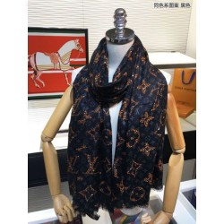 Scialle Jungle 110 x 200 Nero