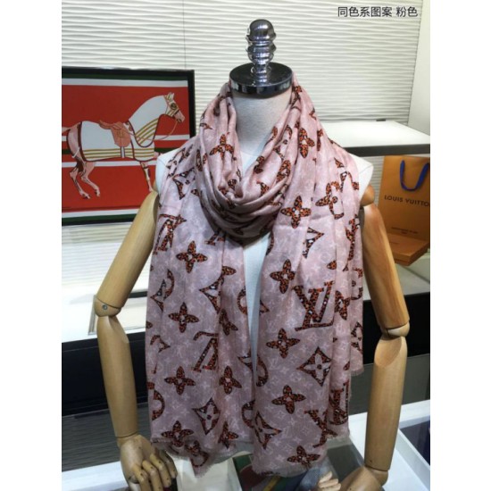 Scialle Jungle 110 x 200 Rosa