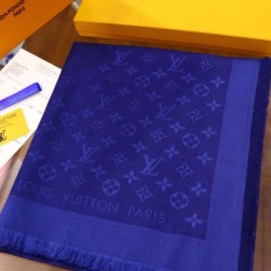 falso Scialle Monogram Denim 140 M71376 imitazioni perfette
