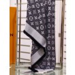Scialle Monogram Denim 140 M71378 Nero