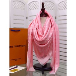 Scialle Monogram Denim 140 M72046 Rosa