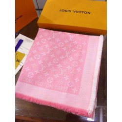 Scialle Monogram Denim 140 M72046 Rosa