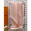 Scialle Monogram Denim 140 Rosa