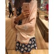 Scialle Monogram Denim 140 Rosa