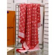 Scialle Monogram Denim 140 Rosso
