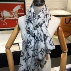Scialle Jungle 110 x 200 bianco imitazioni perfette