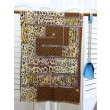 Scialle Monogram Time Trunk Cashmere 80 x 200 Marrone