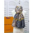 Scialle Monogram Time Trunk Cashmere 80 x 200 Nero