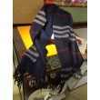 Alta gamma replica Sciarpa Burberry Classic in cashmere double face 30 x 168 Blu scuro