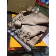Qualità superiore replica Sciarpa Burberry classica in cashmere double face 30 x 168 Marrone
