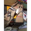 Qualità superiore replica Sciarpa Burberry classica in cashmere double face 30 x 168 Marrone