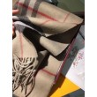 Qualità superiore replica Sciarpa Burberry classica in cashmere double face 30 x 168 Marrone