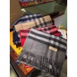 Qualità superiore replica Sciarpa Burberry classica in cashmere double face 30 x 168 Marrone