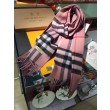 Qualità superiore replica Sciarpa Burberry classica in cashmere double face 30 x 168 Rosa