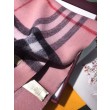 Qualità superiore replica Sciarpa Burberry classica in cashmere double face 30 x 168 Rosa