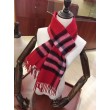 Pari all'originale replica Sciarpa Burberry classica in cashmere double face 30 x 168 rossa