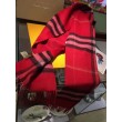 Pari all'originale replica Sciarpa Burberry classica in cashmere double face 30 x 168 rossa