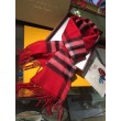 Pari all'originale replica Sciarpa Burberry classica in cashmere double face 30 x 168 rossa