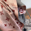 Sciarpa Giant Pop Monogram Cashmere Rosa Sciarpa Giant Pop Monogram Cashmere Rosa