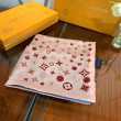 Sciarpa Giant Pop Monogram Cashmere Rosa Sciarpa Giant Pop Monogram Cashmere Rosa