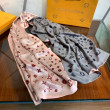 Sciarpa Giant Pop Monogram Cashmere Rosa Sciarpa Giant Pop Monogram Cashmere Rosa