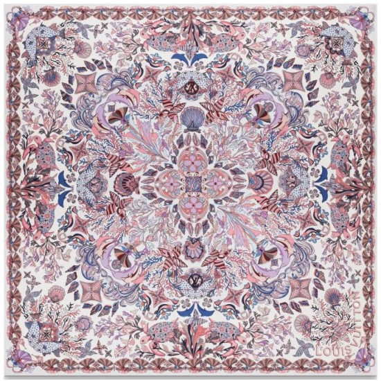 Sea Of Love Square Cashmere Schawl M73823 Bianco