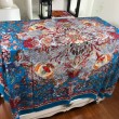 Sea Of Love Square Cashmere Schawl M73823 Blu