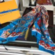 Sea Of Love Square Cashmere Schawl M73823 Blu