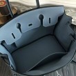 Borse Hermes Birkin 30cm 35CM in pelle blu Lin Clemence