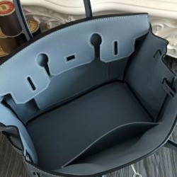 Sito Replica Borse Hermes Birkin 30cm 35CM in pelle blu Lin Clemence Qualità Specchio Borse Hermes Birkin 30cm 35CM in pelle blu Lin Clemence imitazioni perfette