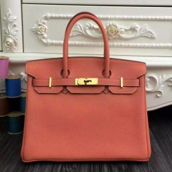 Qualità Specchio Borse Hermes Birkin 30cm 35CM in pelle Crevette Clemence imitazioni perfette