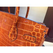 Borse Hermes Birkin 30cm 35CM in pelle di coccodrillo arancione Borse Hermes Birkin 30cm 35CM in pelle di coccodrillo arancione