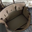 Borse Hermes Birkin 30cm 35CM in pelle grigio Clemence