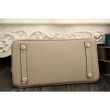 Borse Hermes Birkin 30cm 35CM in pelle grigio Clemence