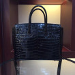 Borse Hermes Birkin 30cm 35CM in pelle nera di coccodrillo