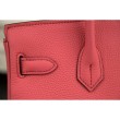 Borse Hermes Birkin 30cm 35CM in pelle rosa rossetto Clemence