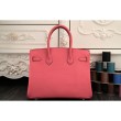 Borse Hermes Birkin 30cm 35CM in pelle rosa rossetto Clemence