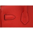 Borse Hermes Birkin 30cm 35CM in pelle rossa Clemence