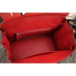 Borse Hermes Birkin 30cm 35CM in pelle rossa Clemence