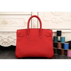 [Copia 1:1 ] Borse Hermes Birkin 30cm 35CM in pelle rossa Clemence